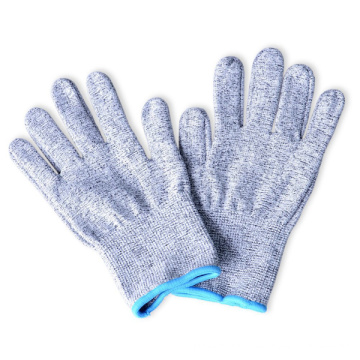 Guantes de punto de seguridad de corte HPPE